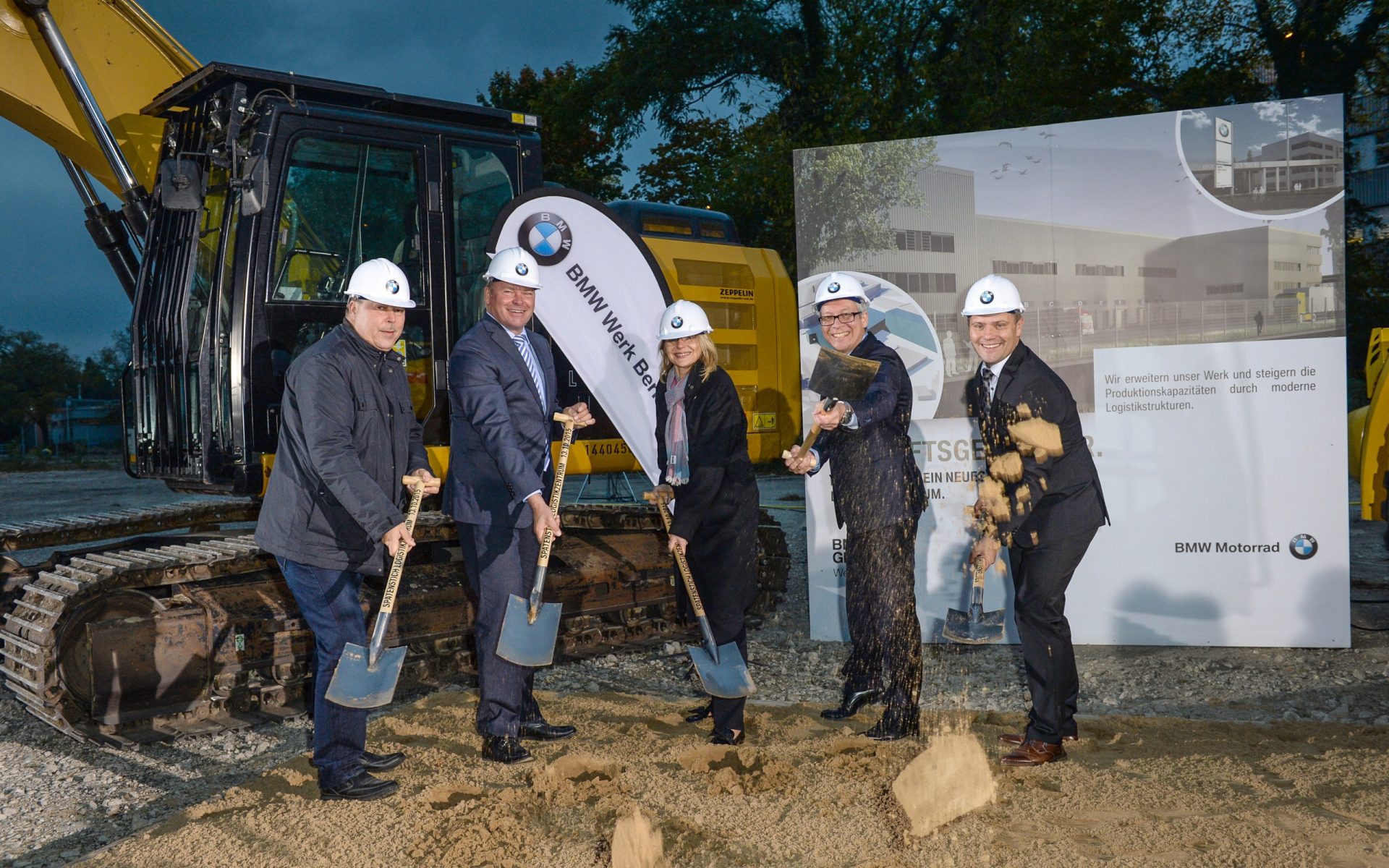 Ground-breaking for new logistics center