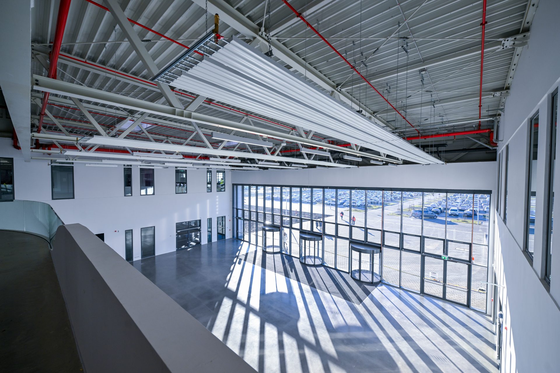 Entrance hall of the communication center