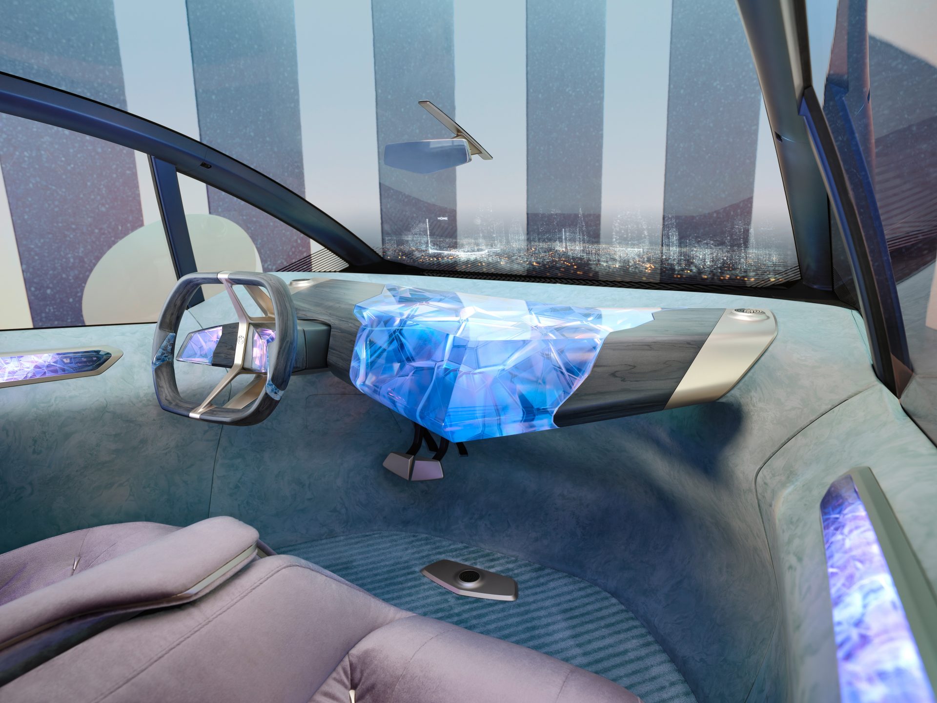 Interior of the bmw i vision circular