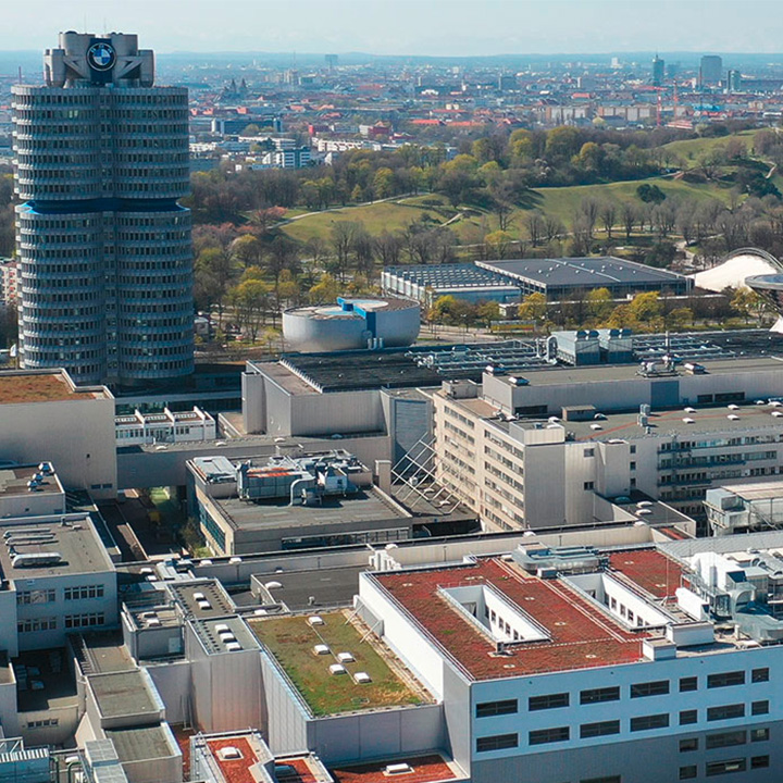 Luftansicht BMW Werk München