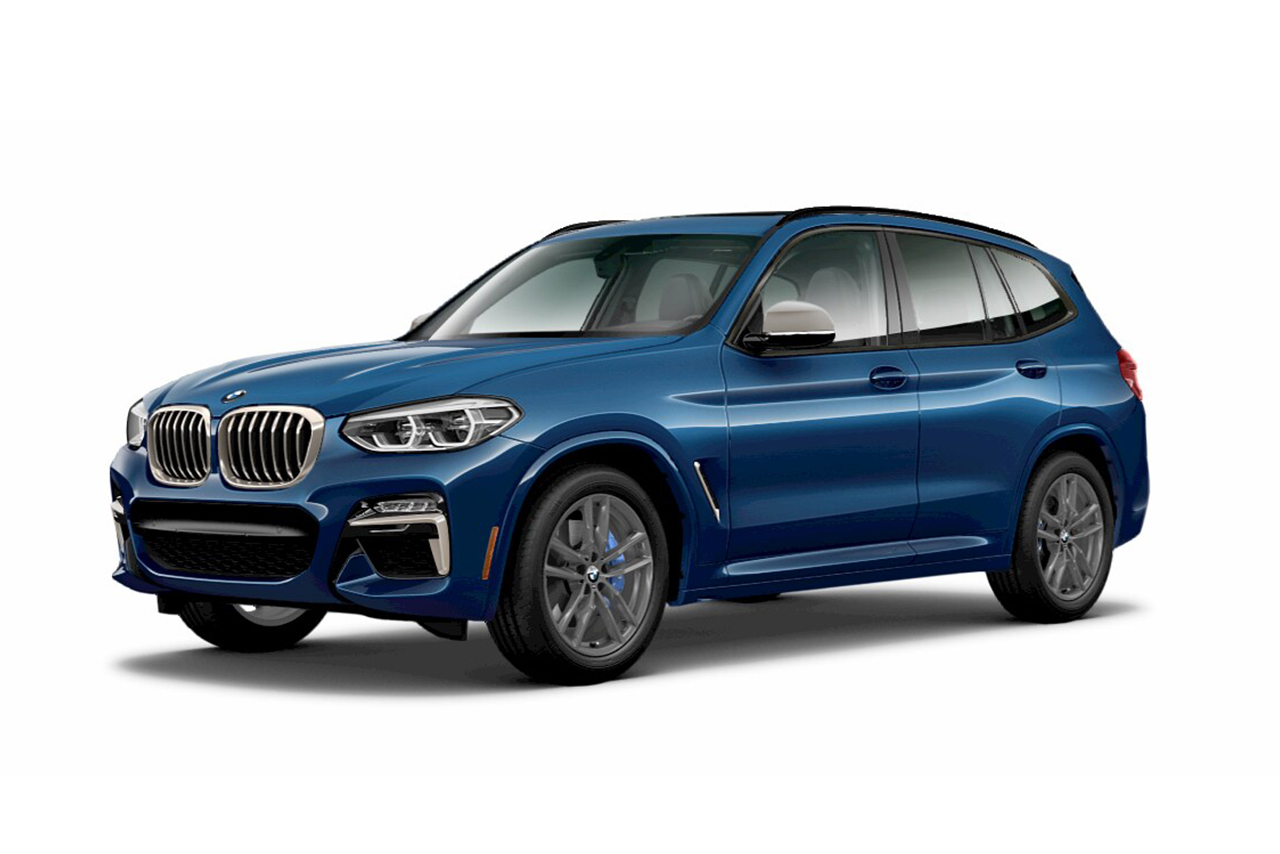 BMW X3 M40i Phytonic Blue Metallic.