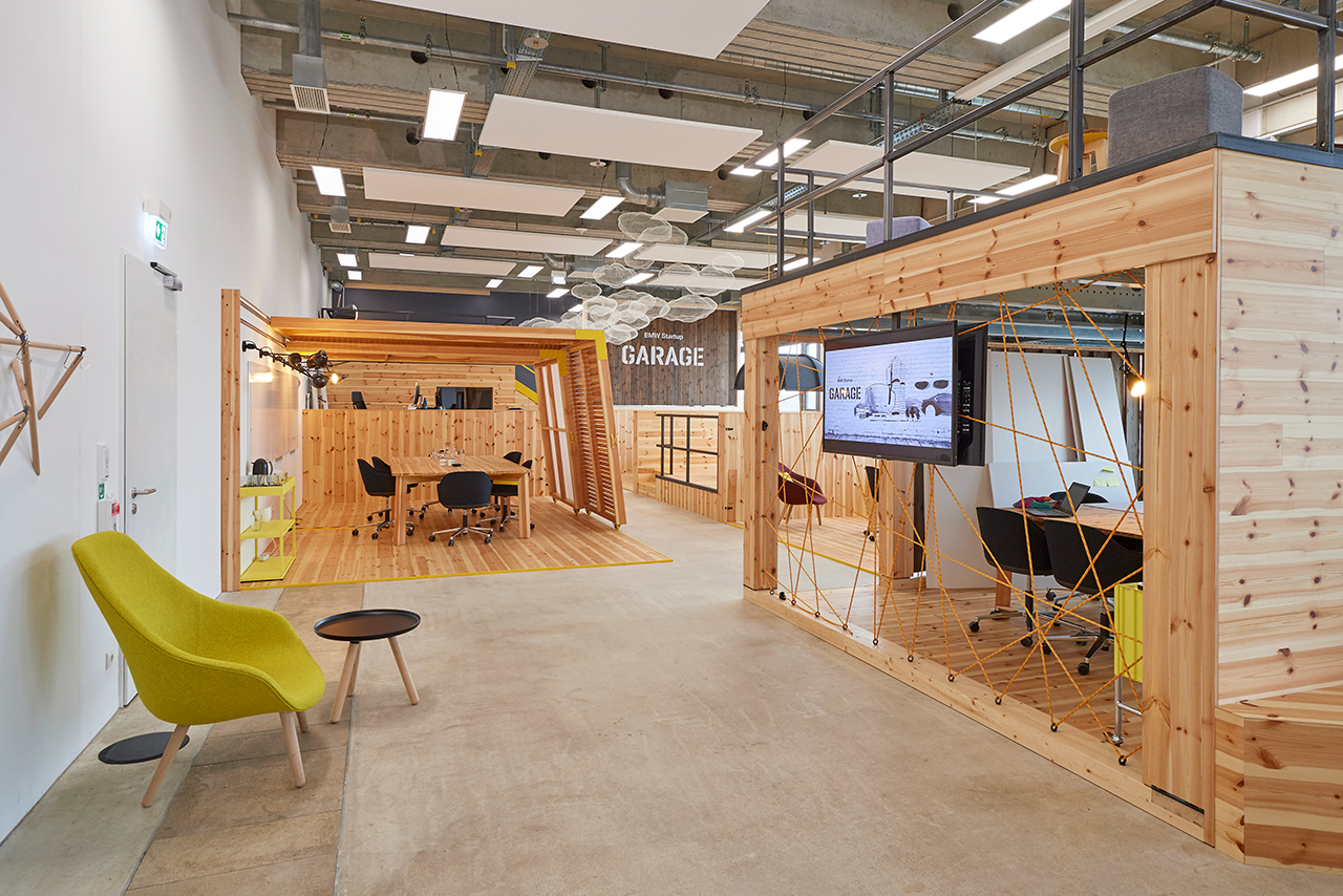 Interior of Startup Garage