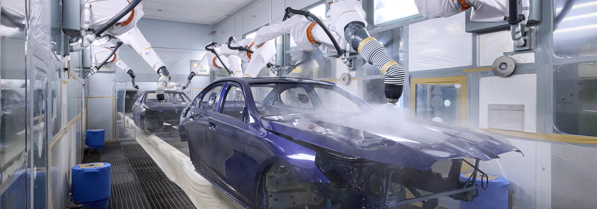 Limestone replaces water to save resources in BMW paint shops