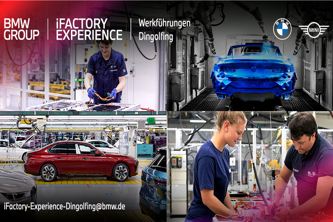 Collage with various steps that take place in production.