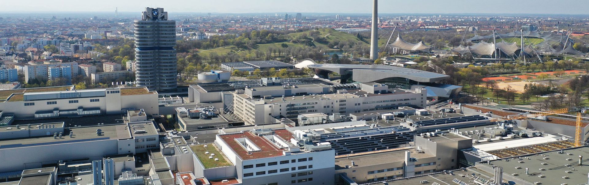 Luftaufnahme BMW Werk München