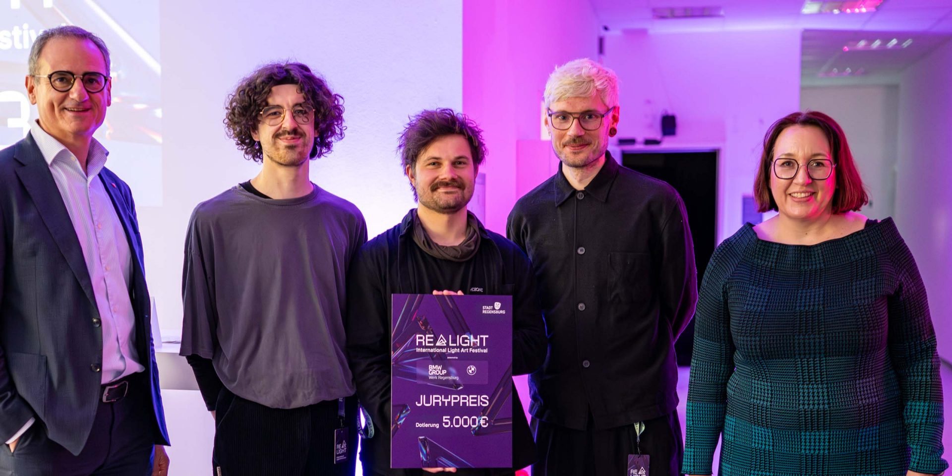 Lichtkunstfestival RE.LIGHT: Jurypreis der BMW Group geht an Nürnberger Künstlerkollektiv Matthias Franz, Manuel Schiller und Henrik Stelter