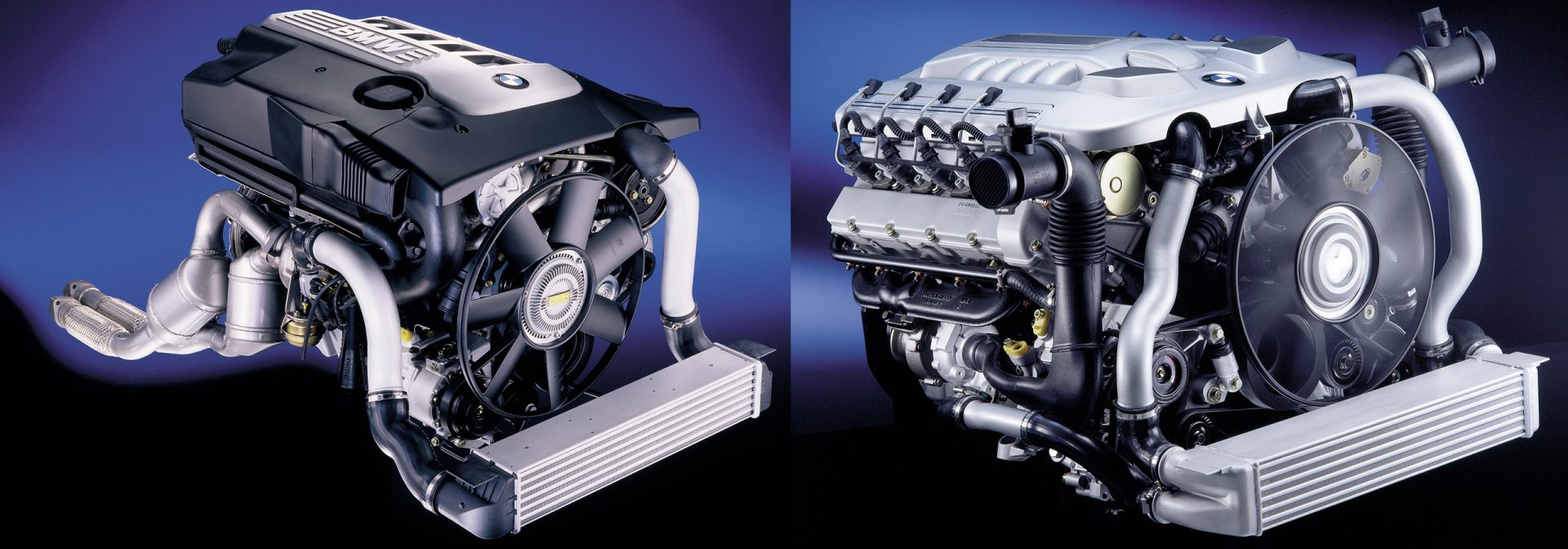 4-cylinder and 6-cylinder engine