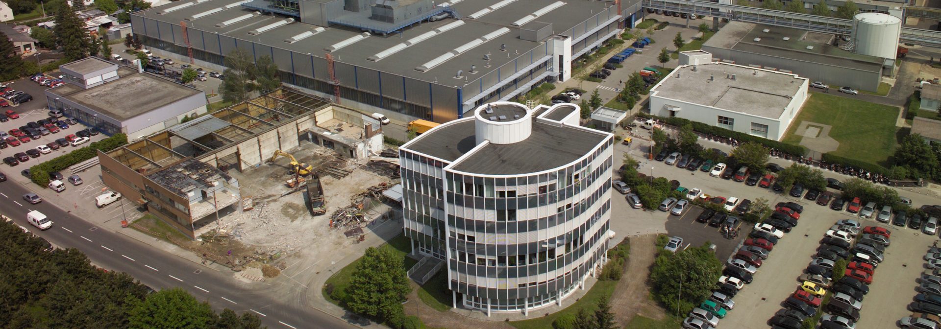 BMW plant Steyr aerial view